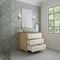 James Martin Vanities 36'' Single Vanity, Sunwashed Oak with Embossed Shagreen w/ 3 CM Parisien Bleu Quartz Top D604-V36-SHG-3PBL - alternate 4